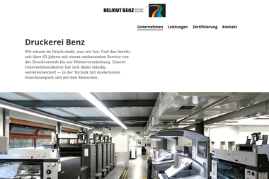 helmut-benz-kg.de - Druckerei Viernheim