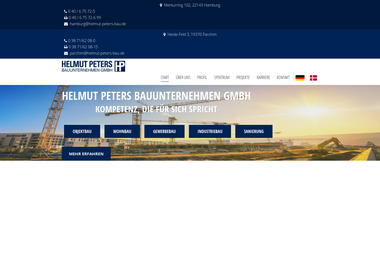 helmut-peters-bau.de - Hochbauunternehmen Parchim