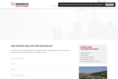 henrich-druckerei.de/kontakt - Druckerei Siegen