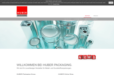 huber-packaging.com - Druckerei Öhringen
