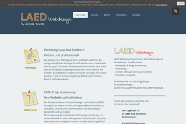 laed.com - Web Designer Bad Bentheim