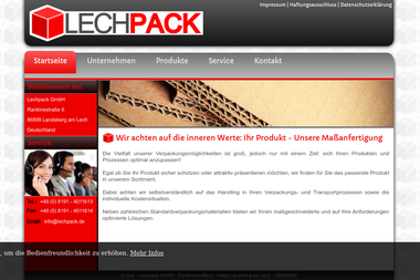 lechpack.de - Verpacker Landsberg Am Lech