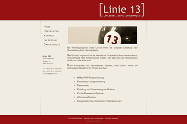 linie13.de - Web Designer Wernigerode