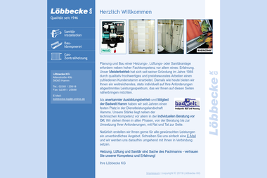 loebbecke-kg.de - Heizungsbauer Hamm