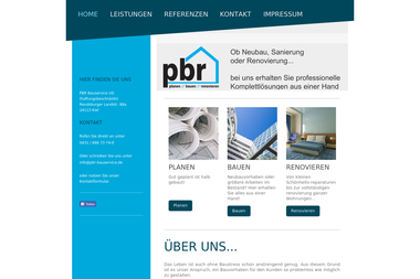 pbr-bauservice.de - Hochbauunternehmen Kiel