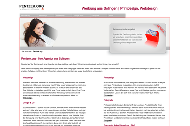 pentzek.org - Web Designer Solingen