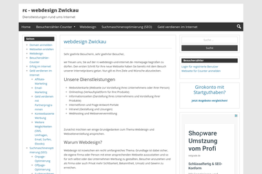rc-webdesign-und-internet.de - Marketing Manager Zwickau
