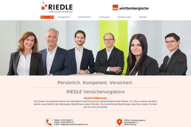 riedle-versicherungsbuero.de - Versicherungsmakler Tettnang
