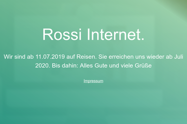rossi-internet.de - Web Designer Buchholz In Der Nordheide