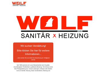 sani-wolf.de - Heizungsbauer Plochingen