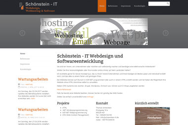 schoenstein-it.de - Web Designer Hof