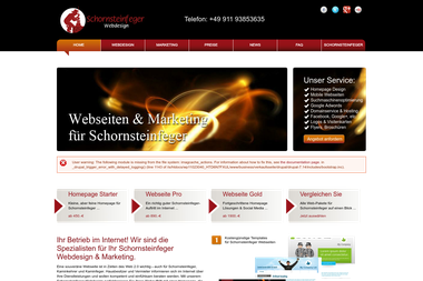 schornsteinfeger-webdesign.de - Web Designer Nürnberg