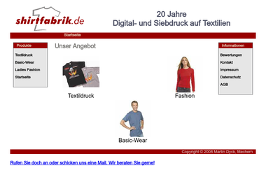 shirtfabrik.de - Druckerei Merzig
