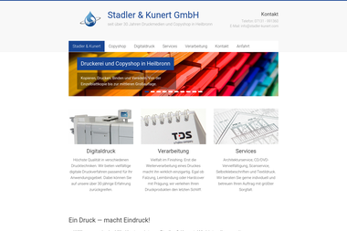 stadler-kunert.com - Druckerei Heilbronn