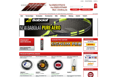 tennisseite.de - Web Designer Bad Driburg