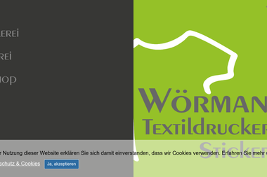 textildruck-woermann.de - Druckerei Grünberg