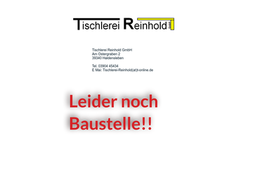 tischlerei-reinhold.de - Tischler Haldensleben