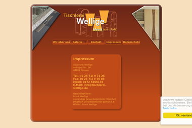 tischlerei-wellige.de/impressum.html - Tischler Greven