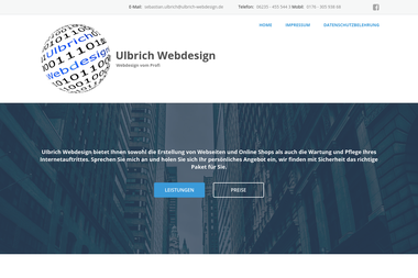 ulbrich-webdesign.de - Marketing Manager Schifferstadt