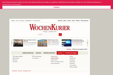 wochenkurier.info/service/e-paper-archiv - Druckerei Senftenberg