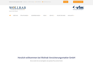 wollrab-vfm.de - Versicherungsmakler Friedberg