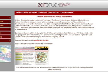 zeitdruck.biz - Druckerei Dortmund