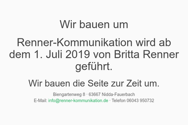 renner-kommunikation.de - Marketing Manager Nidda