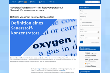 sauerstoffkonzentratoren.com - Marketing Manager Trier