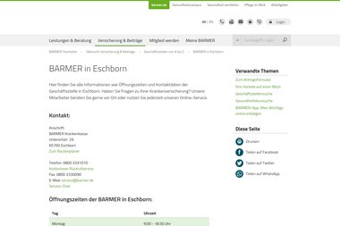 barmer.de/versicherung-beitraege/geschaeftsstellenuebersicht/barmer-in-eschborn-107250 - Versicherungsmakler Eschborn