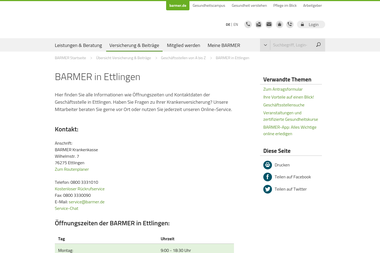 barmer.de/versicherung-beitraege/geschaeftsstellenuebersicht/barmer-in-ettlingen-107262 - Versicherungsmakler Ettlingen