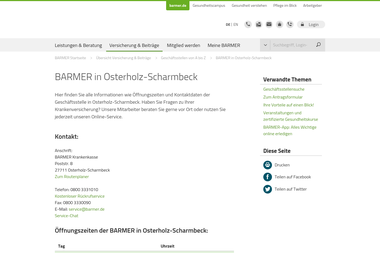barmer.de/versicherung-beitraege/geschaeftsstellenuebersicht/barmer-in-osterholz-scharmbeck-126640 - Versicherungsmakler Osterholz-Scharmbeck