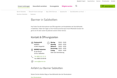 barmer.de/versicherung-beitraege/geschaeftsstellenuebersicht/barmer-in-salzkotten-127334 - Versicherungsmakler Salzkotten