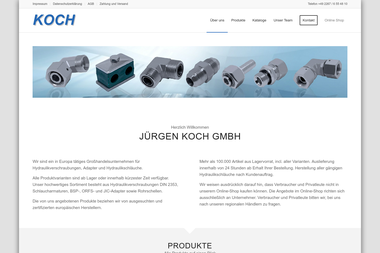 juergenkoch-gmbh.de - Tiefbauunternehmen Wipperfürth