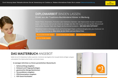 masterbuch.de - Druckerei Marburg
