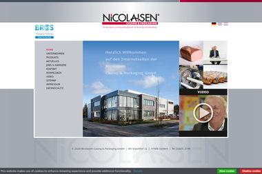 nicolaisen-casing.de - Druckerei Geldern
