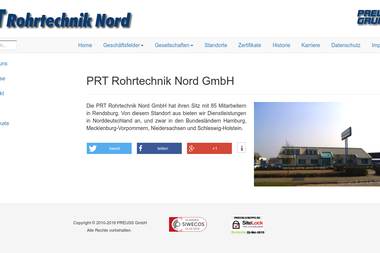 preuss-gruppe.de/index.php/menucompanys/prt-rohrtechnik-nord-gmbh - Tiefbauunternehmen Rendsburg