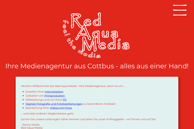 red-aqua-media.de - Web Designer Cottbus