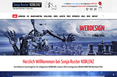 sonjaruster.de - Web Designer Koblenz