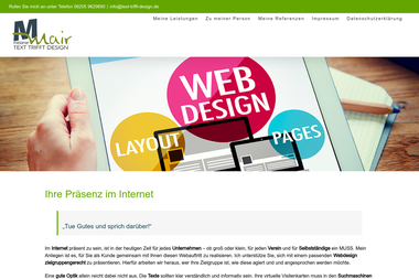 text-trifft-design.de - Web Designer Friedberg