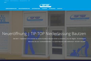 tip-top-online.de - Reinigungskraft Erfurt