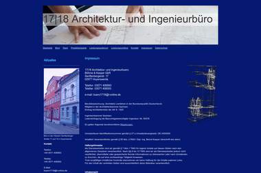 1718-archi-ing-buero.de/impressum - Architektur Hoyerswerda