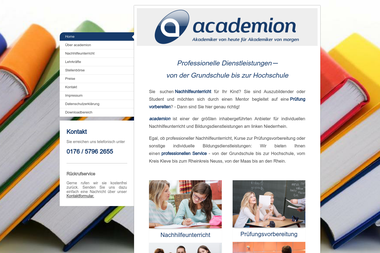 academion.de - Nachhilfelehrer Nettetal