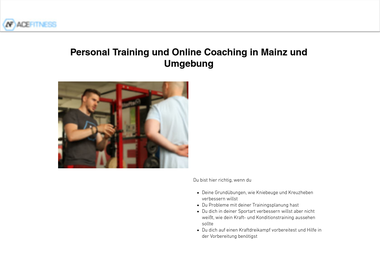 acefitness.de - Personal Trainer Ettlingen
