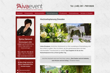 aivaevent.de/hochzeit.html - Hochzeitsplaner Radebeul