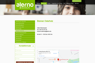 alerno.de/standorte/bremen-osterholz - Deutschlehrer Bremen