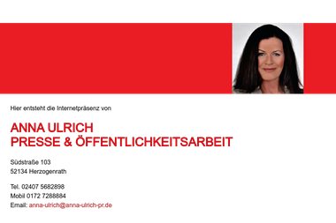 anna-ulrich-pr.de - Werbeagentur Herzogenrath