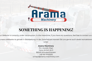 arama-machinery.com - Baumaschinenverleih Schrobenhausen