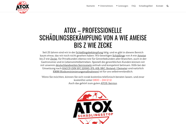 atox-schaedlingsbekaempfung.de - Kammerjäger Hannover
