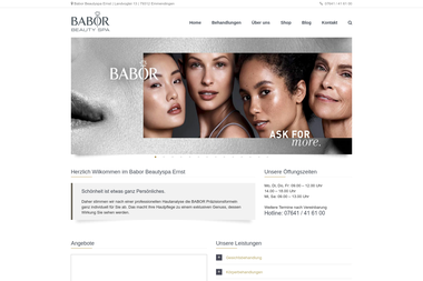 babor-beautyspa-ernst.de - Kosmetikerin Emmendingen