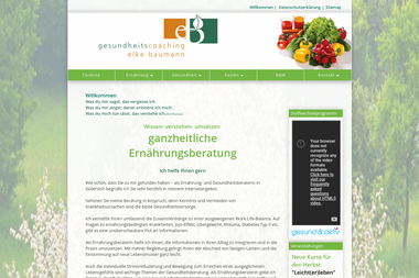 baumann-coaching.de - Ernährungsberater Gütersloh